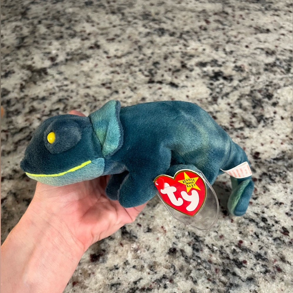 Rainbow the Chameleon Ty original Beanie Baby
